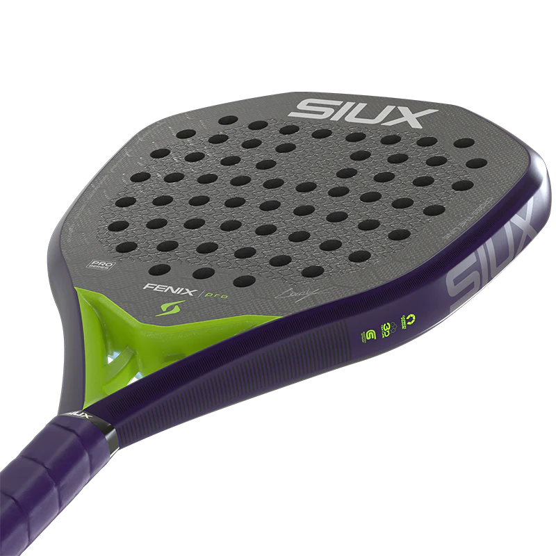 מחבט פאדל Siux Fenix Pro Glow Purple 2026 Leo Augsburger